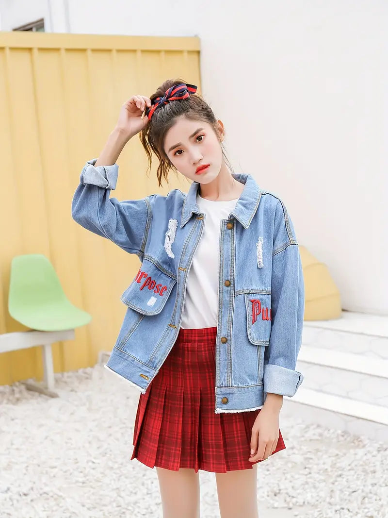 Paris Embroidery denim