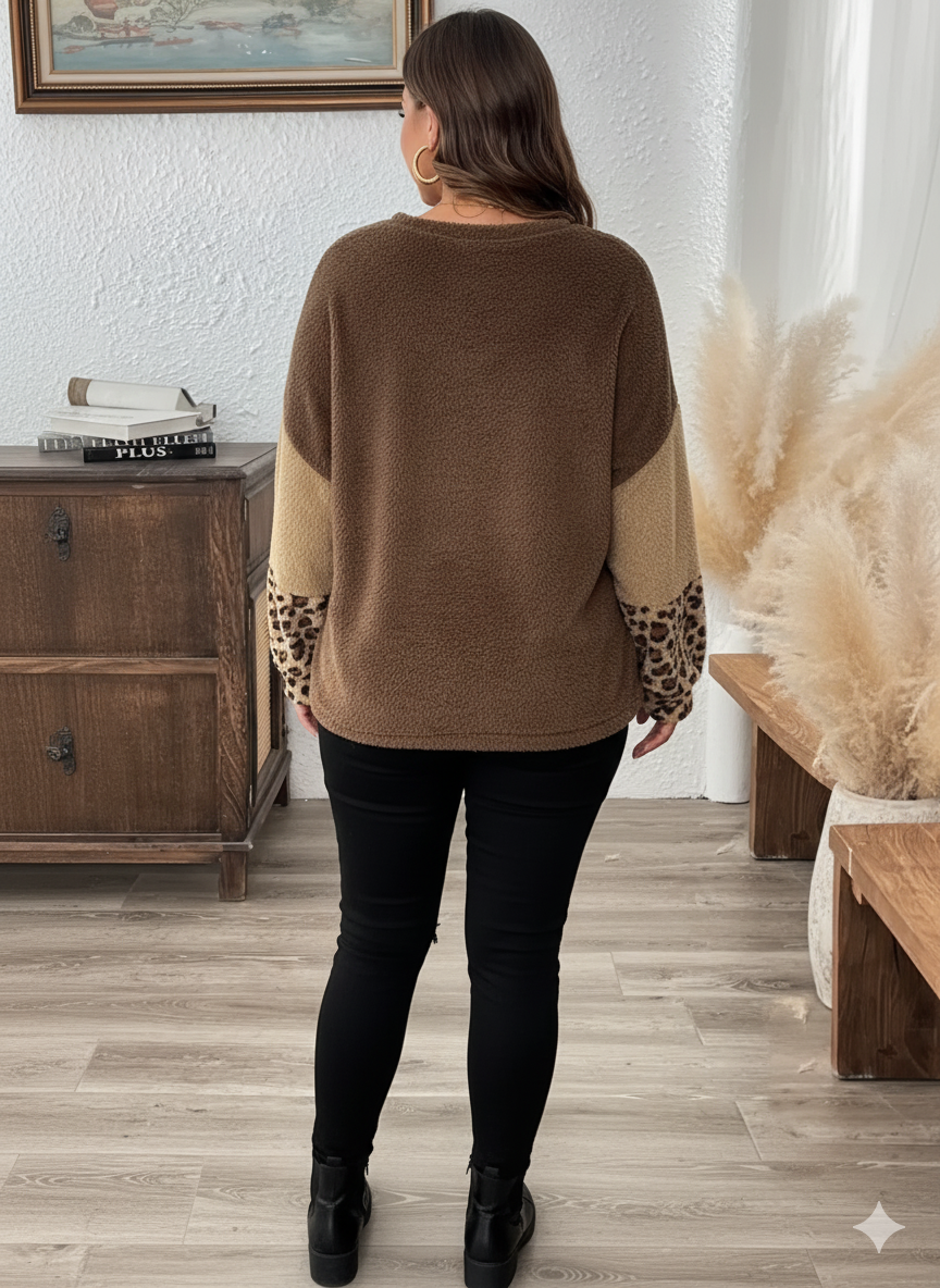 Leopard Print Sweater