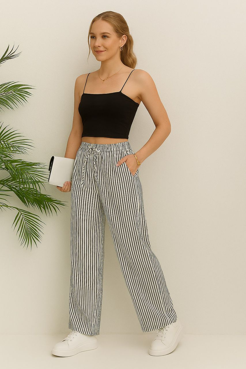 High flare pants