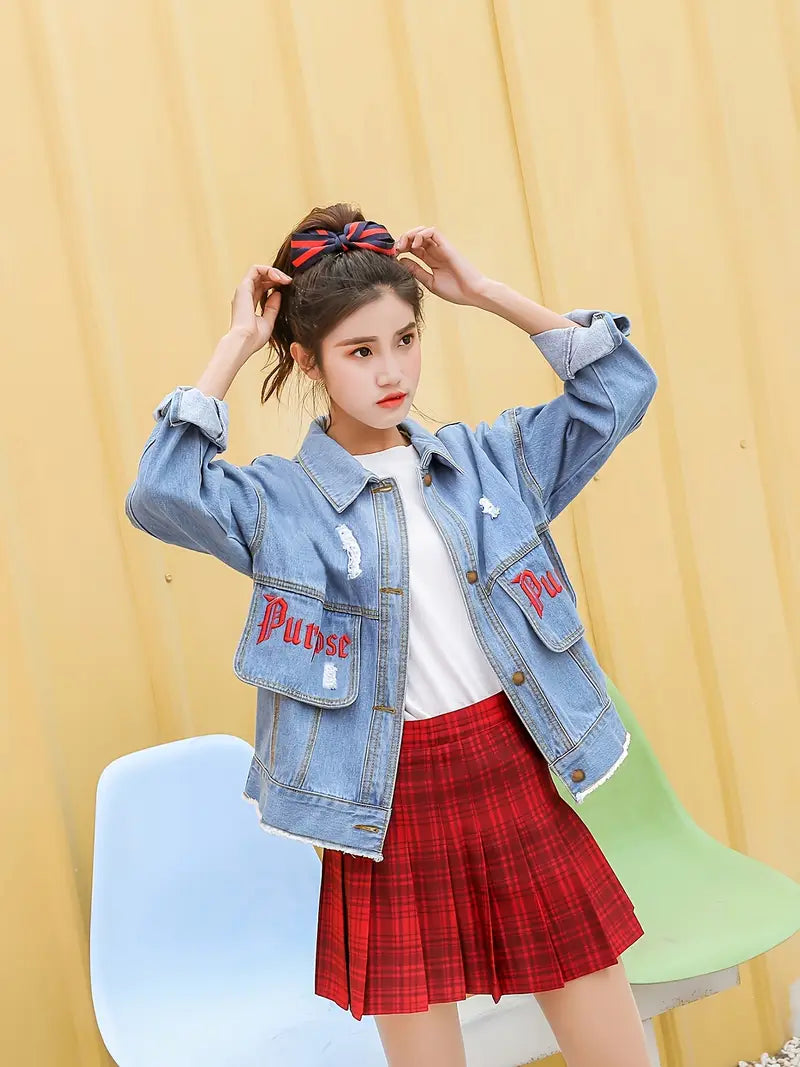 Paris Embroidery denim